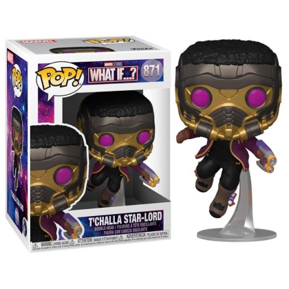 What If...? Marvel Funko Pop Колекционерска Фигурка - T'Challa Star-Lord