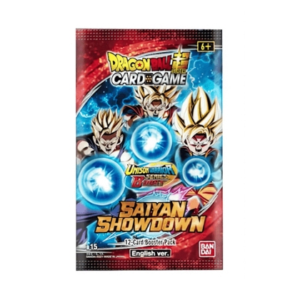 DRAGON BALL SUPER CARD GAME Unison Warrior Series Set 6 B15 Saiyan Showdown Бустер