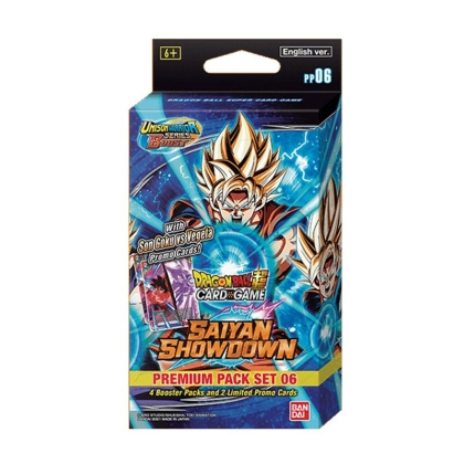DRAGON BALL SUPER CARD GAME Unison Warrior Series Set 6 B15 Premium Pack Saiyan Showdown 