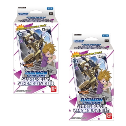 HOBBY COMBO: 2 x Digimon TCG Тесте - Venomous Violet ST-6