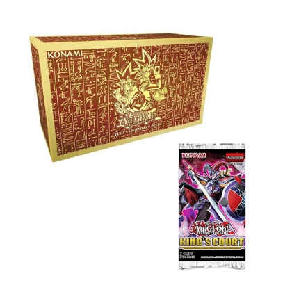 HOBBY COMBO: Yu-Gi-Oh! TCG - King of Games - Yugi's Legendary Decks Unlimited + 3 x King's Court Бустер