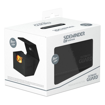 Ultimate Guard Sidewinder XenoSkin Кутия за Съхранение на 80+  карти - Черна