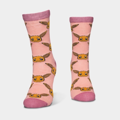 Pokémon - Crew Socks (3Pack) 43/46 - Pikachu, Eevee & Charmander