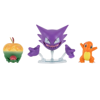 Pokémon Battle Mini Figures Pack - Appletun, Haunter & Charmander