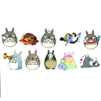 Totoro Комплект Стикери 10 бр.