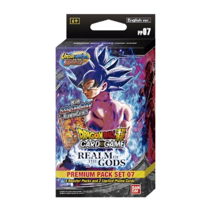 DRAGON BALL SUPER CARD GAME Unison Warrior Series Set 7 B16 - Premium Pack Realm of the Gods
