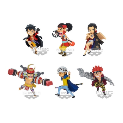 One Piece WCF ChiBi Малка Колекционерска Фигурка - Luffy, Usopp, Robin, Franky, Trafalgar &amp; Eustass