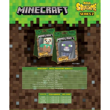 Minecraft Mega Squishme Anti-Stress Фигурка 16cm