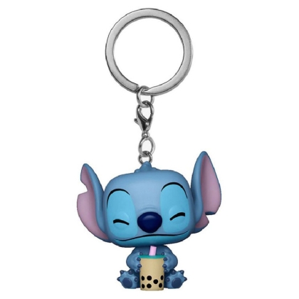 Disney: Lilo & Stitch Funko POP Ключодържател - Stitch (with Boba) (Special Edition)