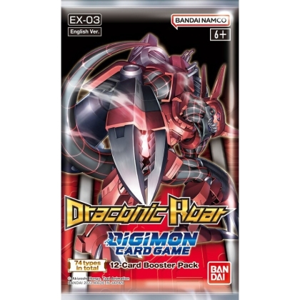 PRE-ORDER: Digimon Card Game Draconic Roar Бустер Пакет EX-03