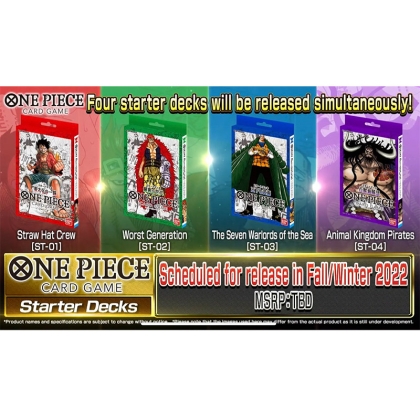 PRE-ORDER: One Piece Card Game Animal Kingdom Pirates - Стартово Тесте ST04
