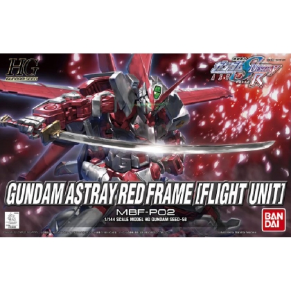 (HG) Gundam Model Kit Екшън Фигурка - Astray Red Frame Flight 1/144