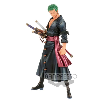 One Piece DXF Grandline Men PVC Statue Roronoa Zoro (Wano Kuni) 17 cm