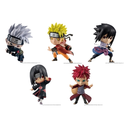 Naruto Shippuden Малка Колекционерска Фигурка - Naruto, Kakashi, Sasuke, Itachi & Gaara