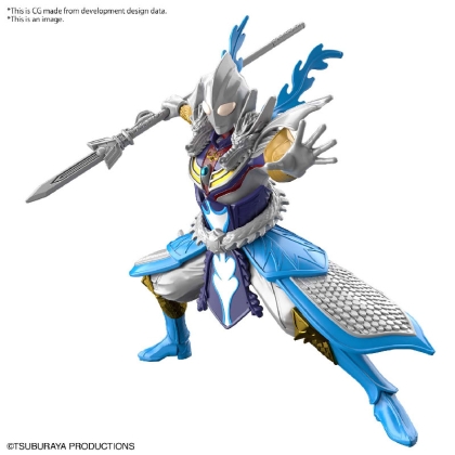  Ultraman Model Kit Екшън Фигурка - The Armour of Legends - Tiga Zhao Yun Armour