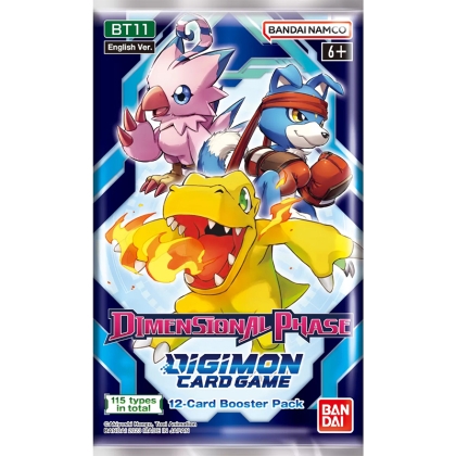 PRE-ORDER: Digimon Card Game Dimensional Phase Booster Pack BT11