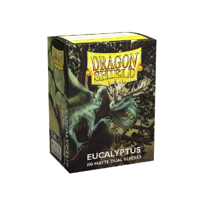 Dragon Shield Големи Протектори за карти 100 броя Dual матирани - Eucalyptus 'Lehel'