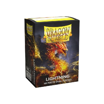 Dragon Shield Големи Протектори за карти 100 броя Dual матирани - Lightning 'Ailia'