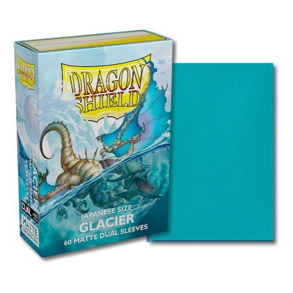 Dragon Shield Малки Протектори за карти 60 броя Dual Матирани - Glacier Miniom