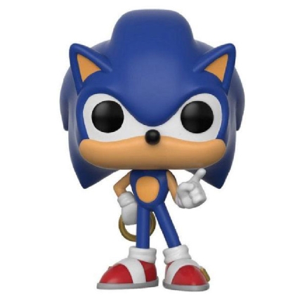 Sonic The Hedgehog POP! Animation Vinyl Figure - Sonic with Ring 9 cm