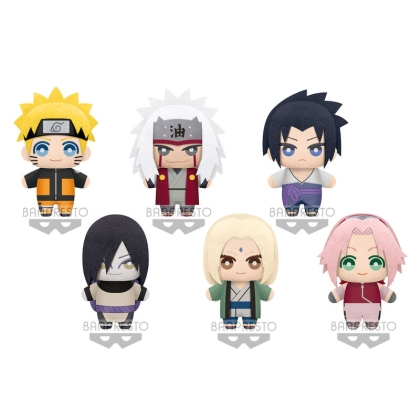 Naruto Shippuden Tomonui plush toy 15cm assorted Naruto, Jiraiya, Sasuke, Orochimaru, Tsunade or Sakura
