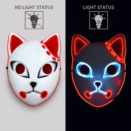 Demon Slayer: Kimetsu No Yaiba Cosplay Led Mask