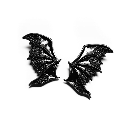 Bat Wings Black - Комплект фиби за коса 2 броя