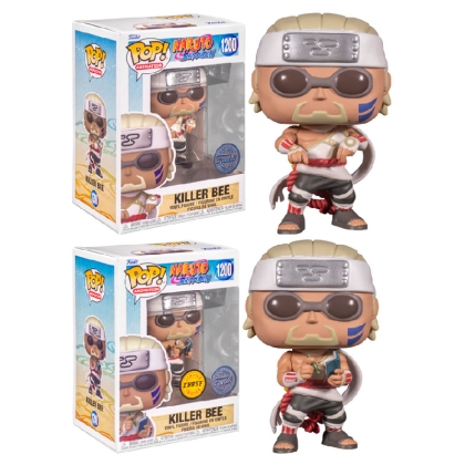 Naruto Shippuden POP! Animation Vinyl Figure - Killer Bee with Chase (Special Edition) 9cm