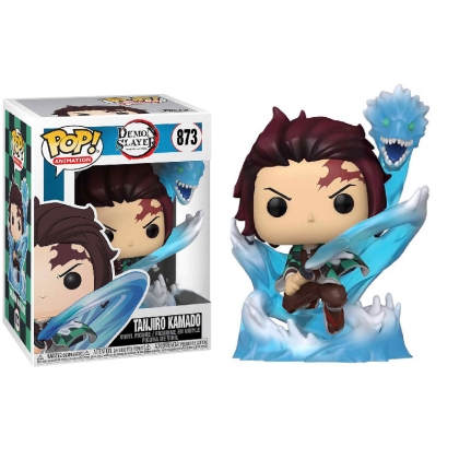  Demon Slayer: Kimetsu No Yaiba Funko Pop Колекционерска Фигурка - Tanjro with Dragon (Glow/Transluncent) (Special Edition)