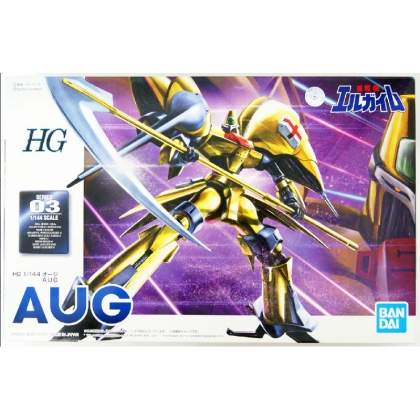 (HG) Gundam Model Kit Digimon Екшън Фигурка - Aug Gundam 1/144