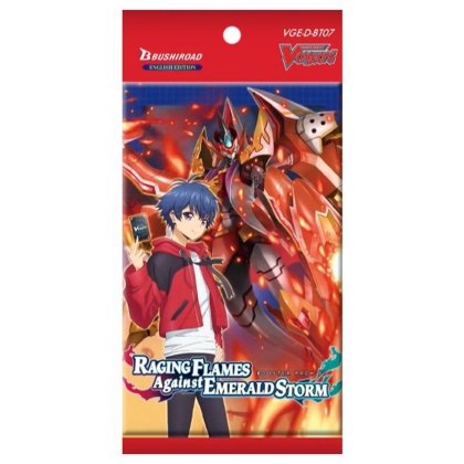 PRE-ORDER: Cardfight!! Vanguard will+Dress - Raging Flames Against Emerald Storm - Бустер Пакет