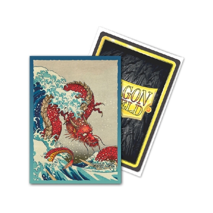 Dragon Shield Brushed Art Sleeves - The Great Wave (100 Sleeves)