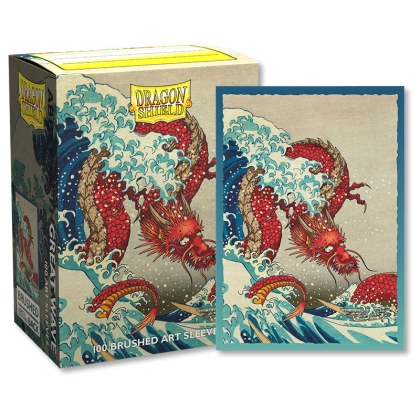 Dragon Shield Art Големи Протектори за карти 100 броя матирани - The Great Wave
