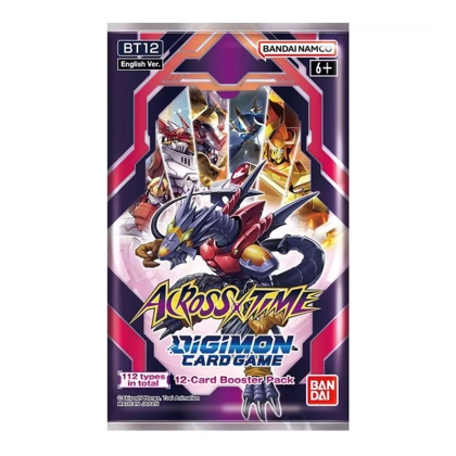 PRE-ORDER: Digimon Card Game Across Time Бустер Кутия BT12 - Бустер Пакет