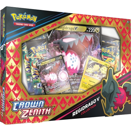 PRE-ORDER: Pokemon TCG Sword & Shield 12.5 Crown Zenith Regieleki V/ Regidrago V BOX 