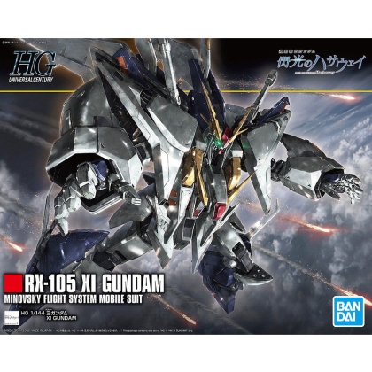(HGUC) Gundam Model Kit Екшън Фигурка - Gundam XI 1/144