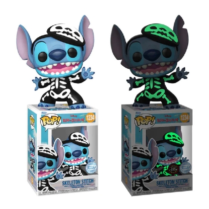 Lilo & Stitch: Funko Pop Колекционерска Фигурка - Skeleton Stitch (Special Edition) #1234