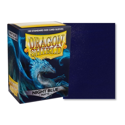 Dragon Shield Големи Протектори за карти 100 броя матирани - Night Blue