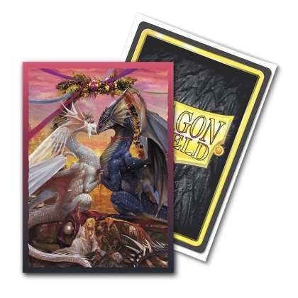 Dragon Shield Art Големи Протектори за карти 100 броя матирани - Valentine  Dragon 2023