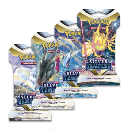 Pokemon TCG Sword & Shield 12 Silver Tempest Sleeved Booster 24 Packs