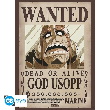 One Piece: Плакат - Wanted God Usopp