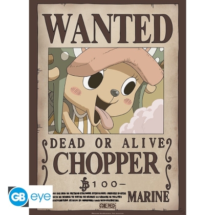 One Piece: Плакат - Wanted Chopper