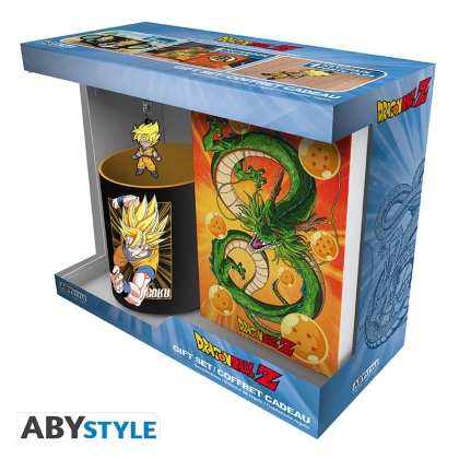 Dragon Ball Z Комплект Керамична Чаша + Тефтер + Ключодържател - Goku