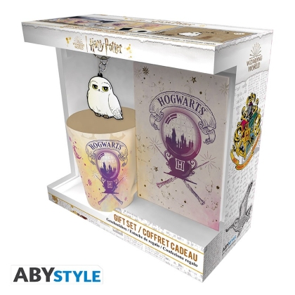 Harry Potter Комплект Керамична Чаша + Тефтер + Ключодържател - Hogwarts