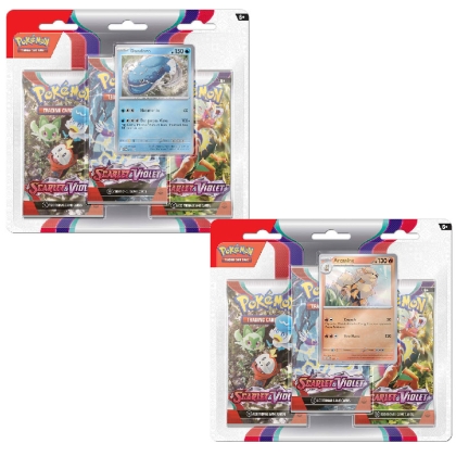 Pokemon TCG: Scarlet & Violet 3 бустера и Arcanine/Dondozo промо карта