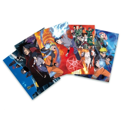 Naruto Shippuden Postcards set of 5