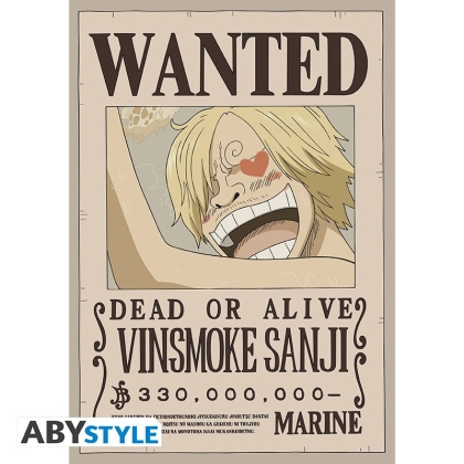One Piece Wanted Postcards set of 5
