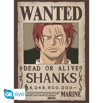 One Piece: Плакат - Wanted Shanks