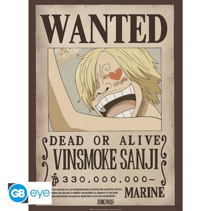 ONE PIECE - Poster «Wanted Sanji» (52x38)