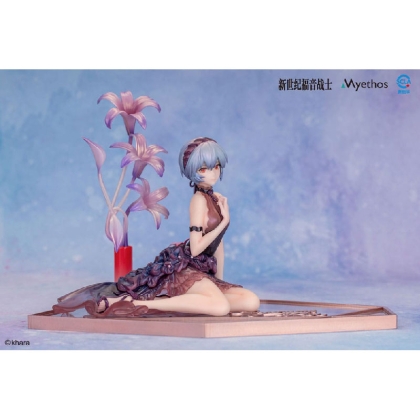 PRE-ORDER: Evangelion PVC Statue 1/7 Rei Ayanami: Whisper of Flower Ver. 15 cm